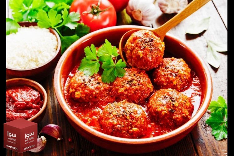 كفتة الرز بالصلصة