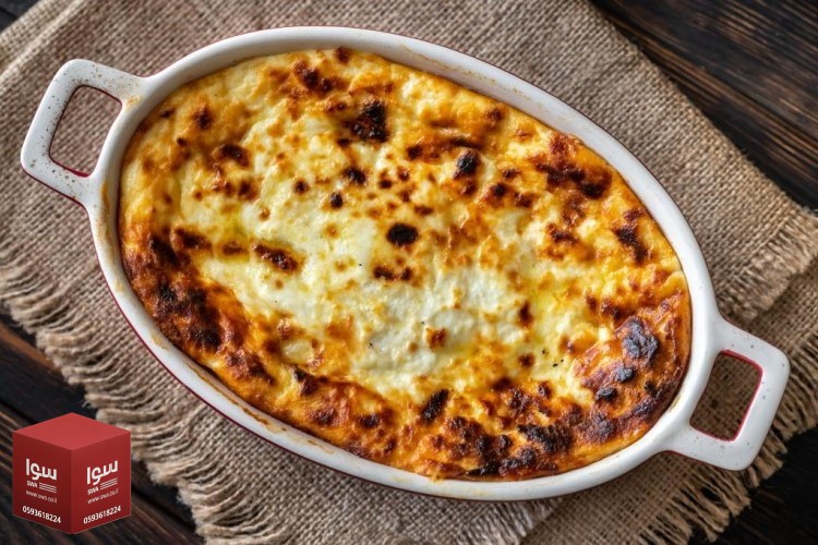 مكرونة بالبشاميل سهلة وسريعة